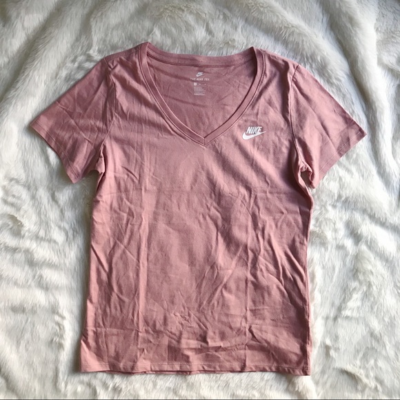 rose pink nike shirt